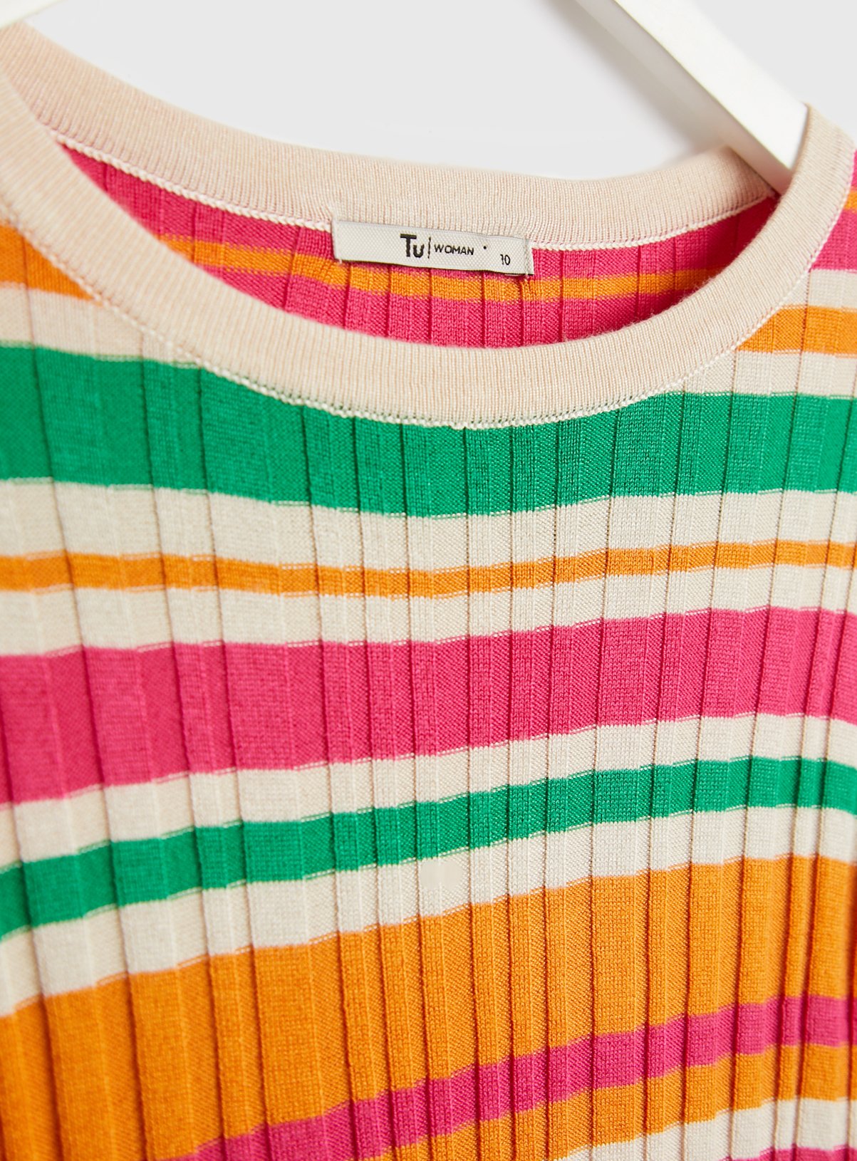Bright Ribbed Stripe Jumper 10 - Image 4 thumbnail